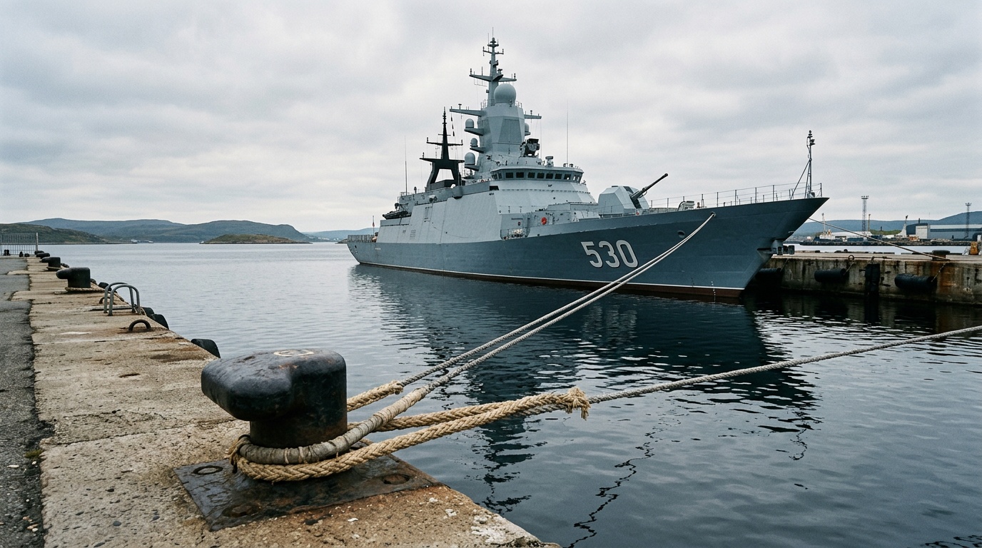 Надводный военный корабль у причала — одно из мест службы призывников с категорией годности Б2