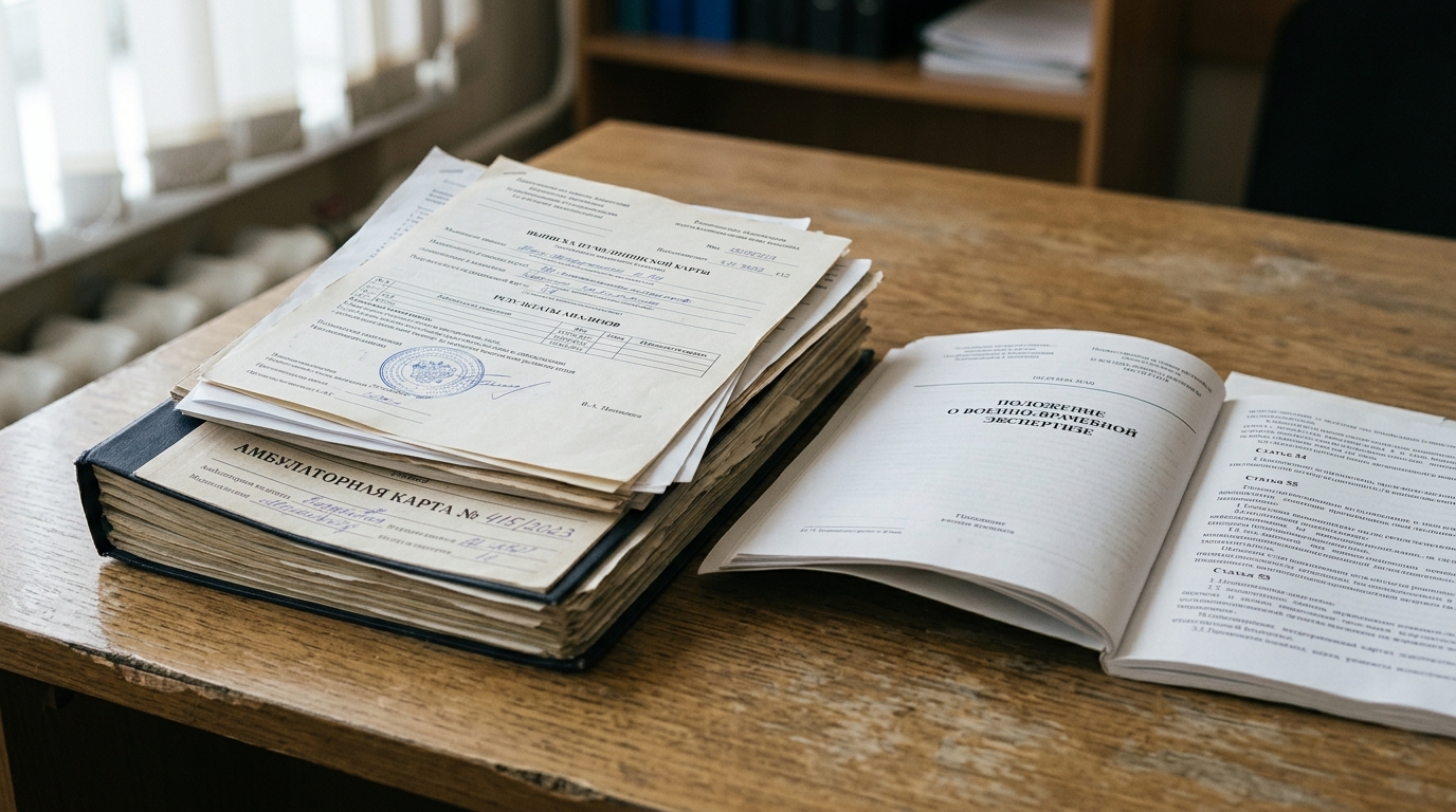 Медицинские документы и нормативный акт — материалы для освидетельствования при герпесе в военкомате