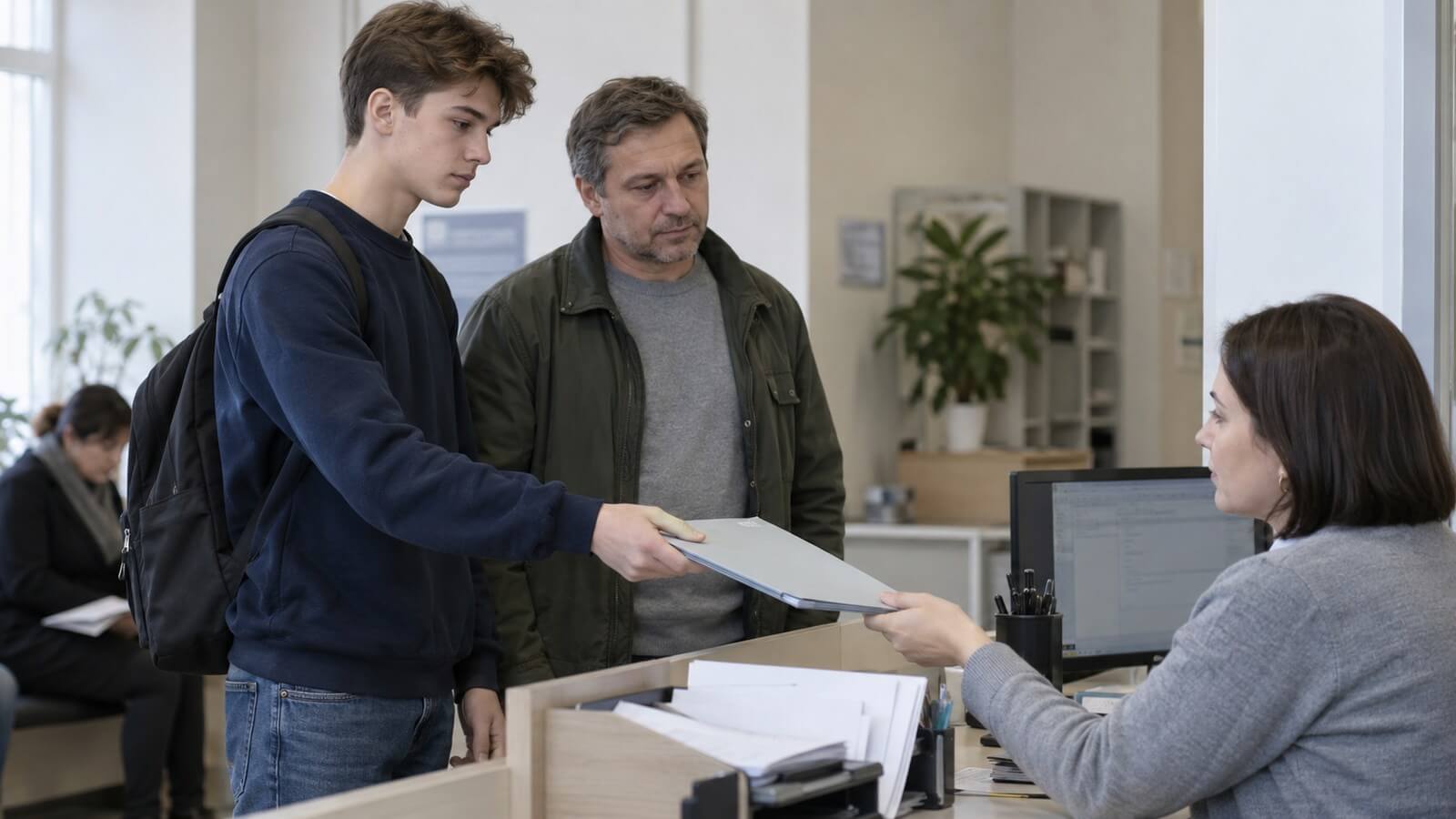 Первоначальная постановка на воинский учет в 16–17 лет — тематическая иллюстрация с участием людей